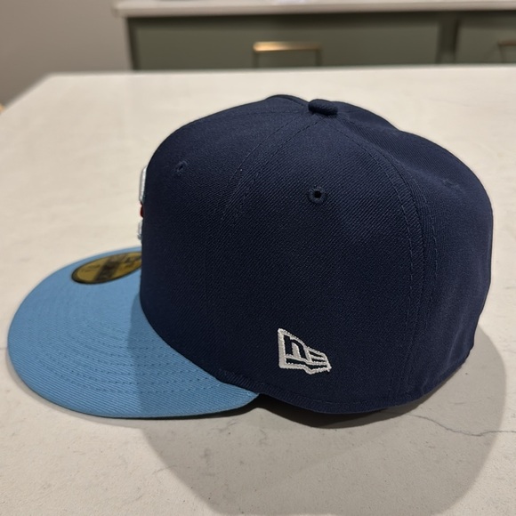 Chicago Cubs New Era Navy/Light Blue 2021 City Connect 59FIFTY Fitted Hat 7 1/8 - Picture 2 of 6